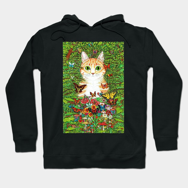 Hidden cat / Le chat caché Hoodie by tristan.r.rosenkreutz